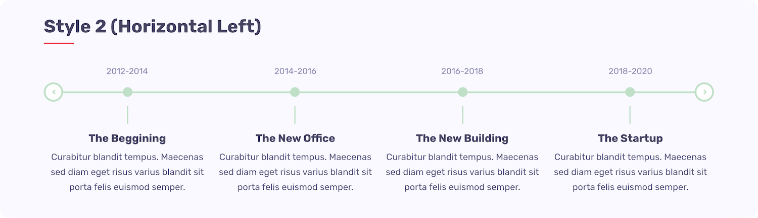 Quick Timeline - Style 2