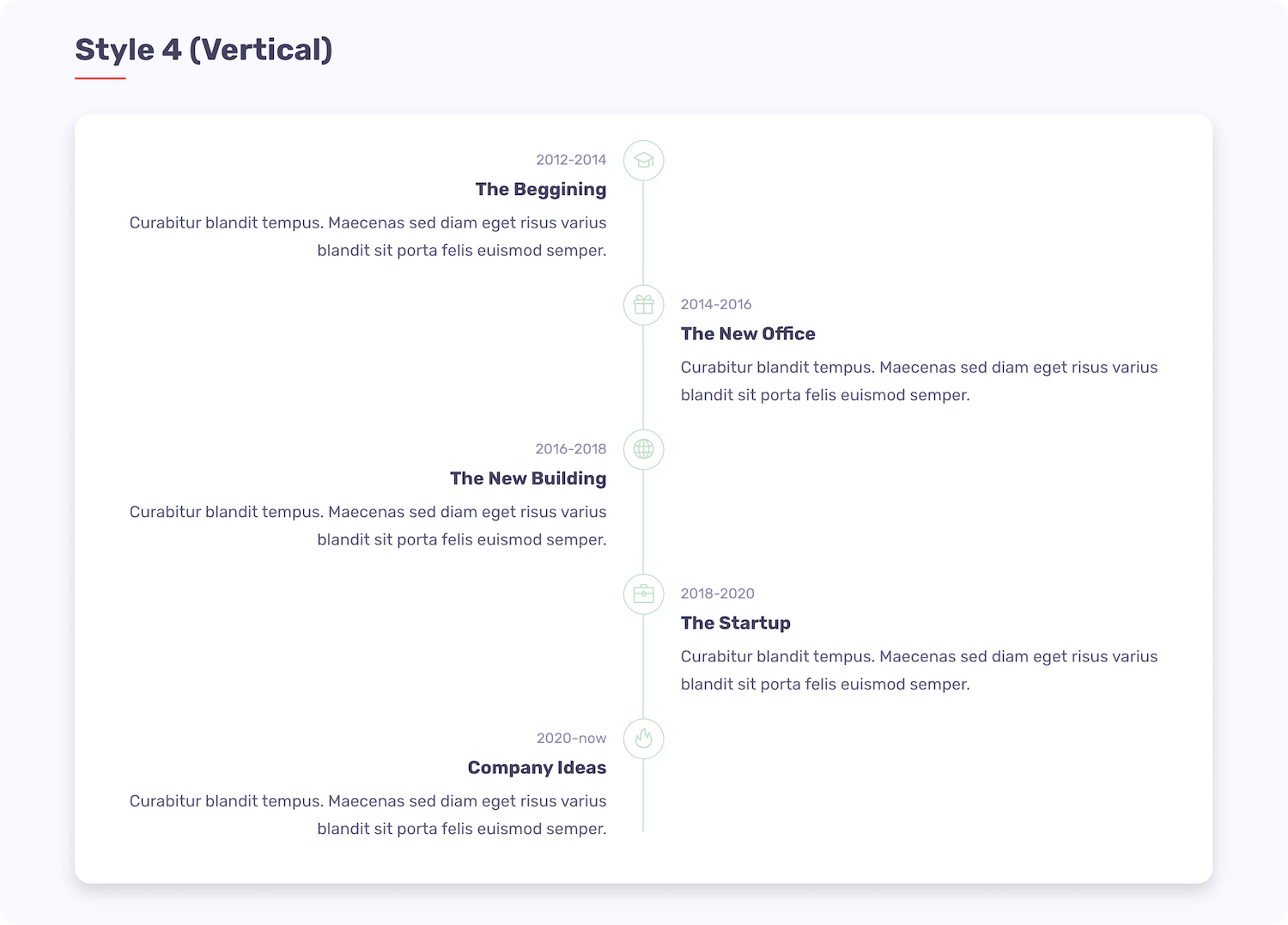 Quick Timeline - Style 4